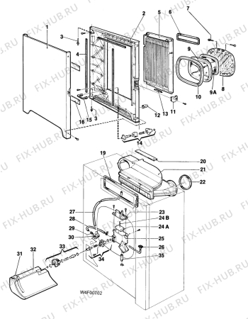Взрыв-схема комплектующей Dometic EDC3151 - Схема узла Dryer equipment